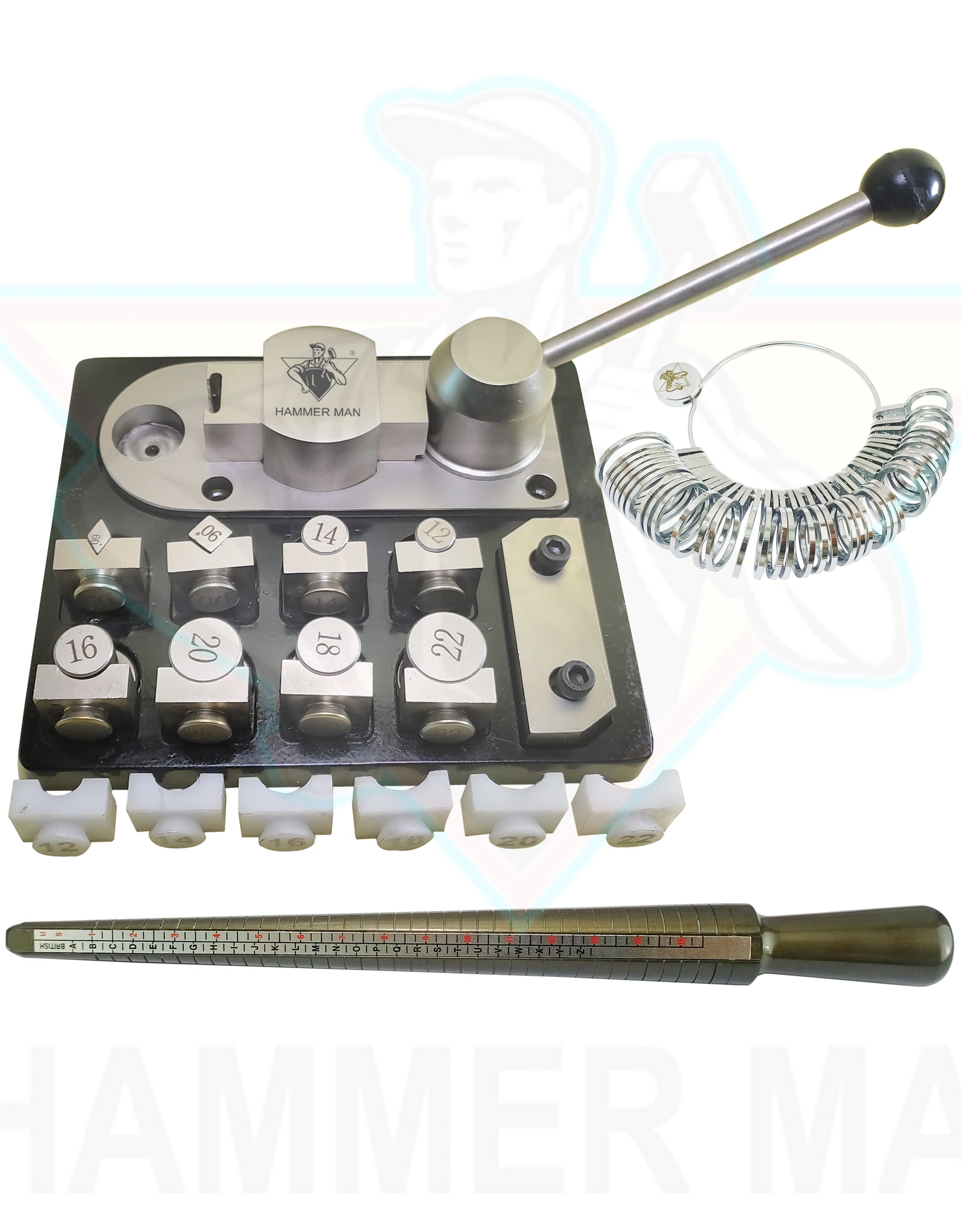 Superior Ring Bending Tool Kit With Aluminium Ring Stick & Brass Ring –  Mekkisupplies